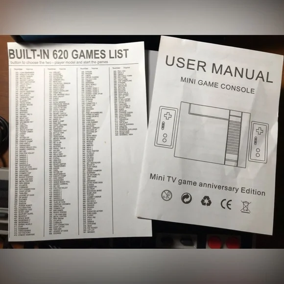Mini NES 620 Classic Games Built-In Retro Console Anniversary Edition - Picture 5 of 8